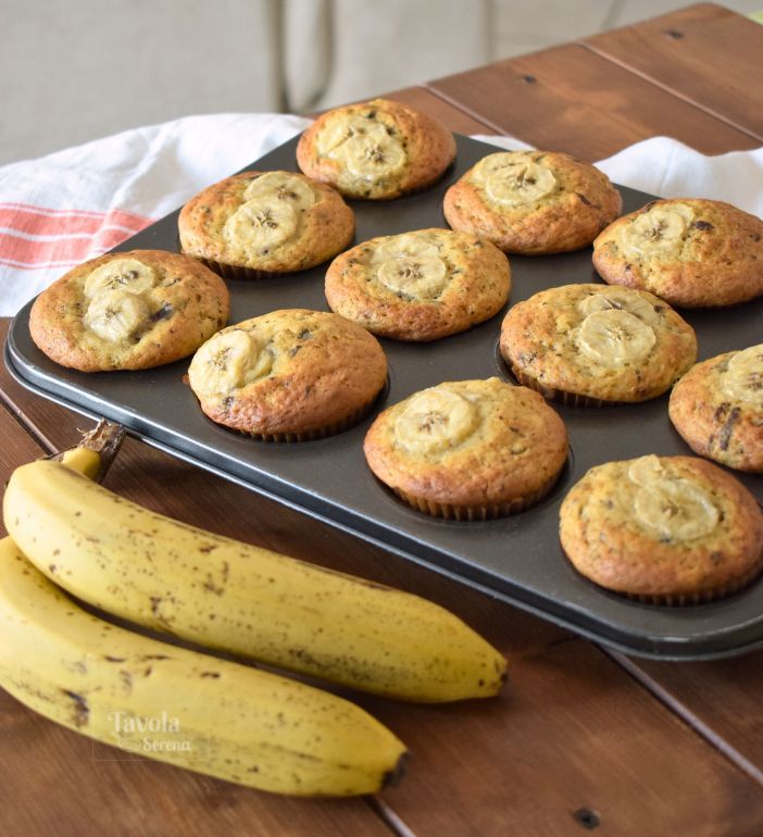 Muffin light alla banana: scopri la ricetta senza uova che piace a tutti! Li prepari in 5&nbsp;minuti