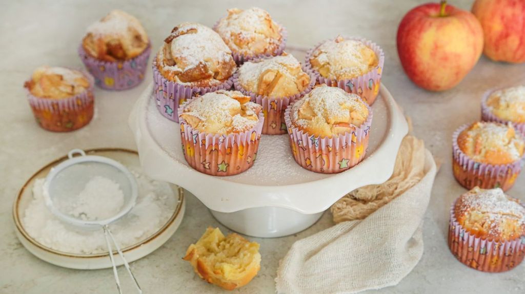 Muffin light alle Mele: non usare neanche 1 uovo! Aggiungi la cannella, sono pieni di&nbsp;sapore