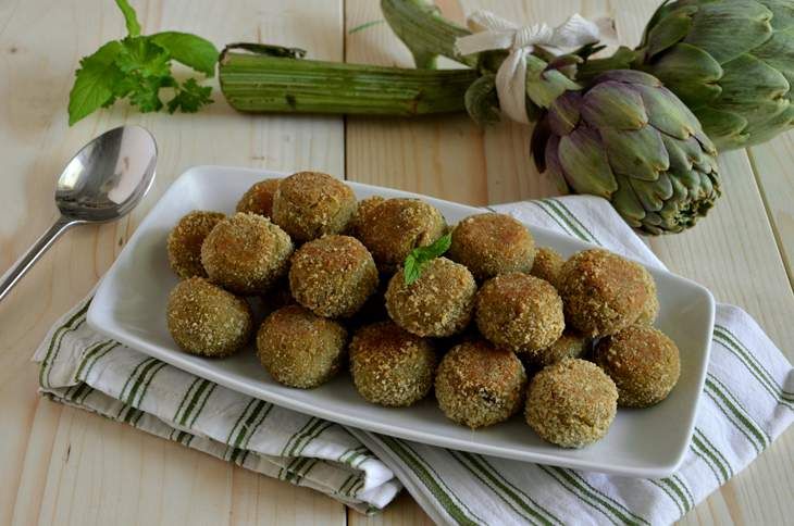 Polpettine di Carciofi: una tira l’altra! Sono senza uova! Ti basta solo un po’ di Lievito e delle Patate